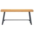 Pikkukuva 2 / 6: vidaXL Penkki 110 cm täysi tiikki