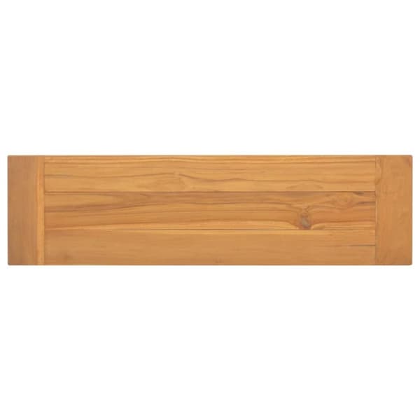 vidaXL Benk 110 cm heltre teak
