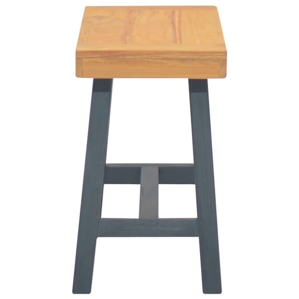 vidaXL Benk 80 cm heltre teak