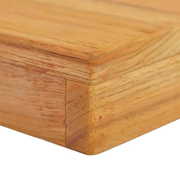 vidaXL Benk 80 cm heltre teak