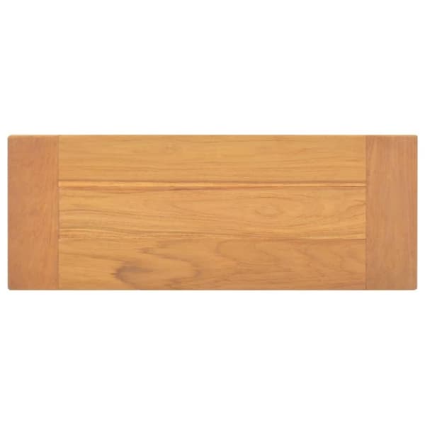 vidaXL Penkki 80 cm täysi tiikki