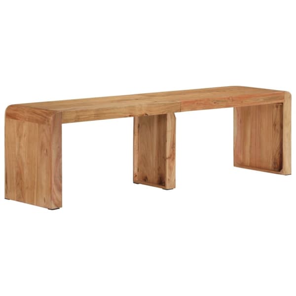 vidaXL Penkki 160x38x45 cm täysi akasiapuu -  Keittiö- & ruokapöydän penkit