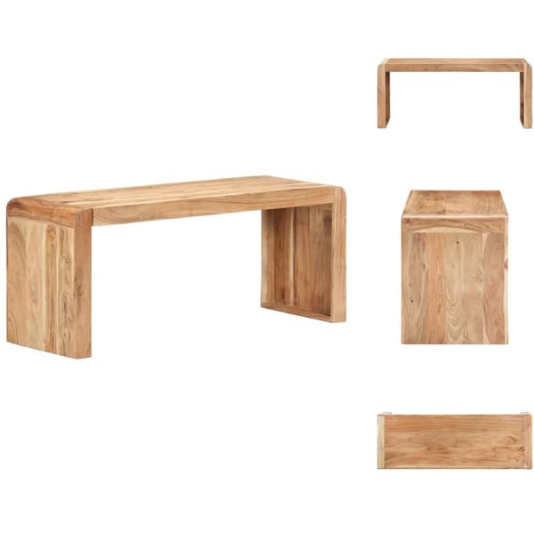 Keittiö- & ruokapöydän penkit - Living Penkki 110x38x46 cm täysi akaasiapuu