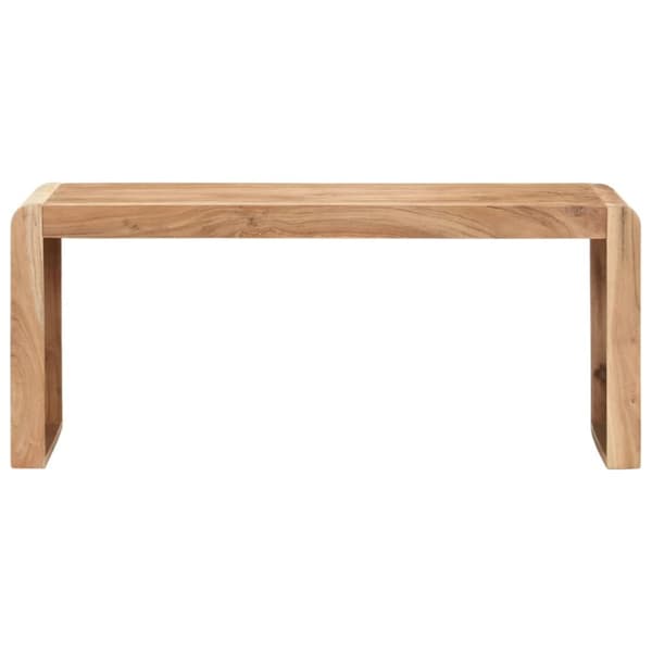 Bänk 110x38x46 cm massivt akaciaträ - Bänk - Bänkar - Home & Living