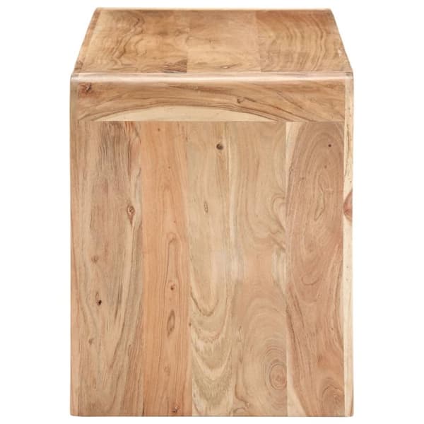 Bänk 110x38x46 cm massivt akaciaträ - Bänk - Bänkar - Home & Living