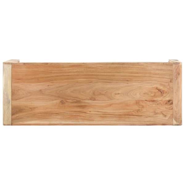 Bänk 110x38x46 cm massivt akaciaträ - Bänk - Bänkar - Home & Living