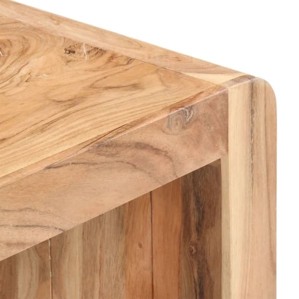 Bänk 110x38x46 cm massivt akaciaträ - Bänk - Bänkar - Home & Living