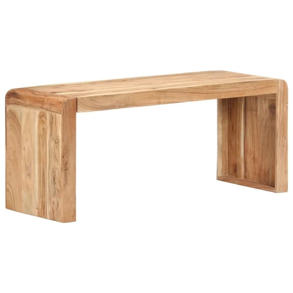 Bänk 110x38x46 cm massivt akaciaträ - Bänk - Bänkar - Home & Living