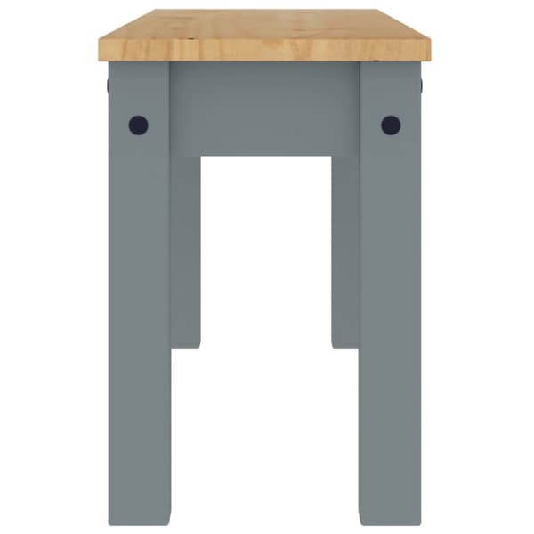 Ruokapenkki Panama harmaa 105x30x45 cm täysi mänty