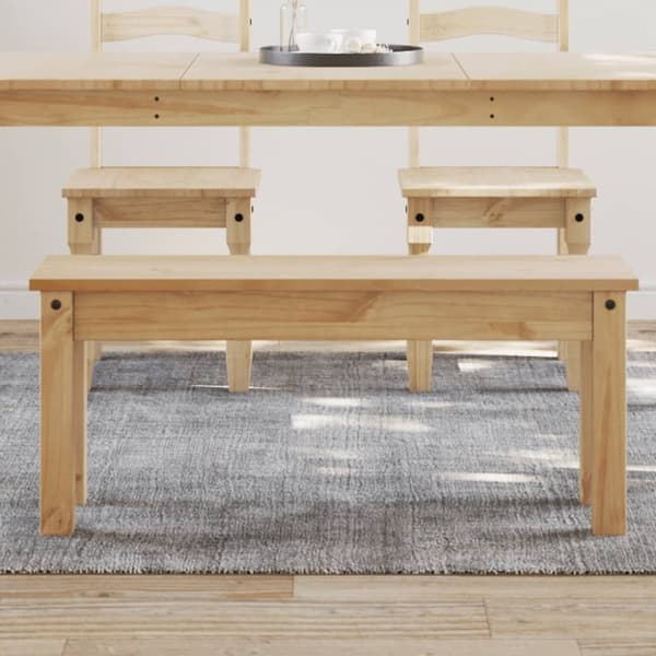 Ruokapenkki Panama 105x30x45 cm täysi mänty