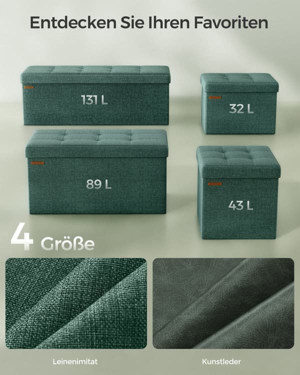 Jakkara - säilytystila - 38 × 76 × 38 cm - Vintage Green