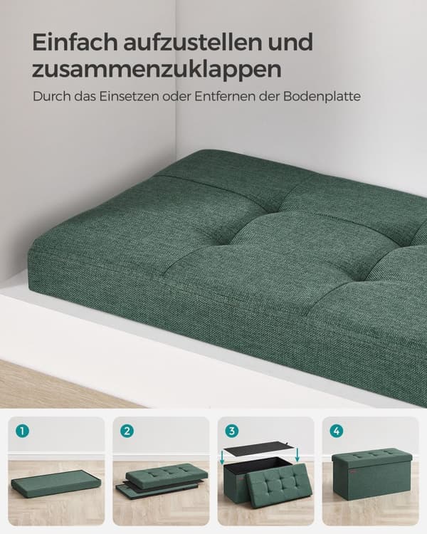 Jakkara - säilytystila - 38 × 76 × 38 cm - Vintage Green