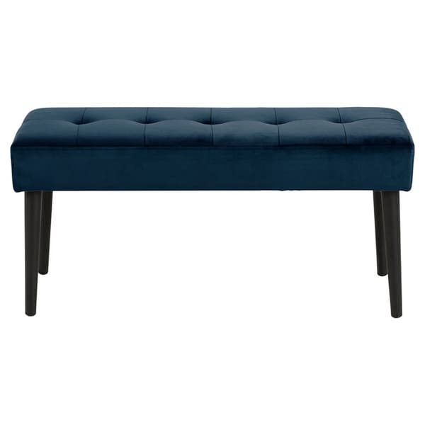 Glory benk velour blå.