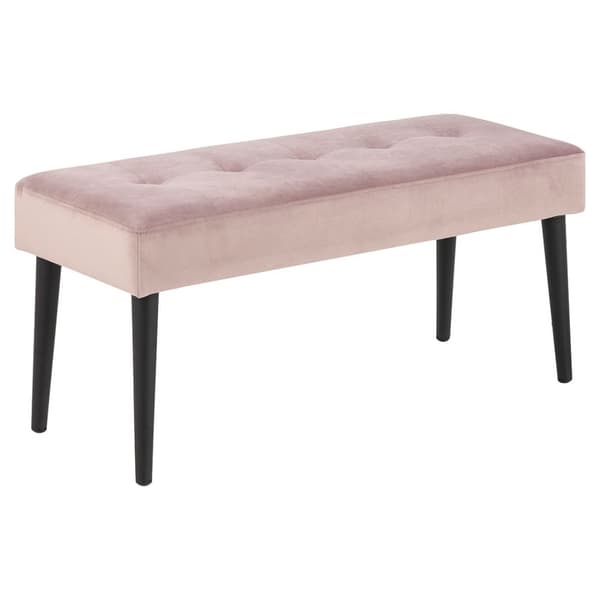 Glory benk velour dusty rose.