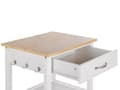Miniatyrbillede 7 af 9: Rullebord Hvid/Naturlig MDF 48 x 39 x 89 cm Skab Køkken