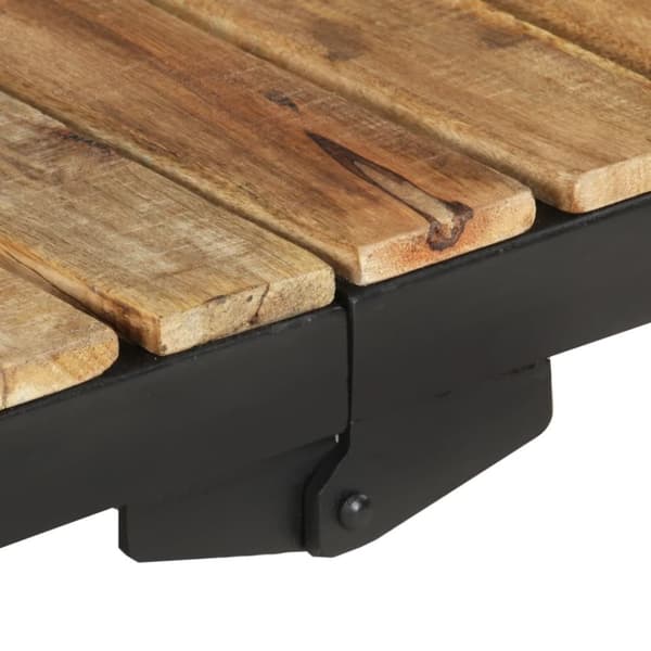 vidaXL Tarjoiluvaunu 87x36x81 cm täysi mangopuu