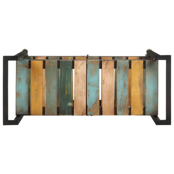 vidaXL Kjøkkentralle 87x36x81 cm gjenvunnet heltre