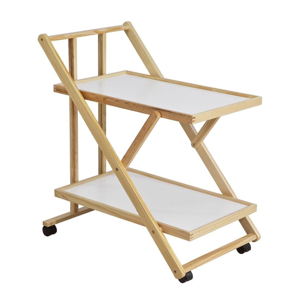 SoBuy,Rullvagn,serveringsvagnar,drinkvagn,med hjul,FKW52-WN