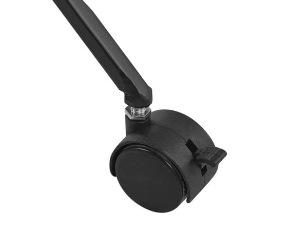 Rullebord i Sort Farve Metal Køkkenbord