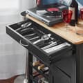 Miniatyrbillede 4 af 9: SoBuy Køkkenskab med hjul, Køkkenøer, Slagterbænk, Køkkenvogn, Køkkenø, Køkken Mobilt, FKW45-SCH