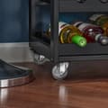 Miniatyrbillede 7 af 9: SoBuy Køkkenskab med hjul, Køkkenøer, Slagterbænk, Køkkenvogn, Køkkenø, Køkken Mobilt, FKW45-SCH