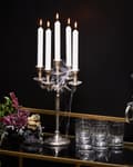 Miniatyrbillede 6 af 9: Køkkenvogn i Metal i Guld Farve med Glas Top