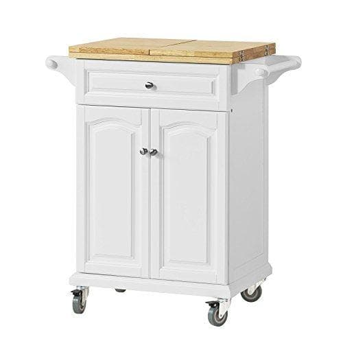 Rootz köksvagn med utdragbar bänkskiva-köksförvaringsvagn med matplats