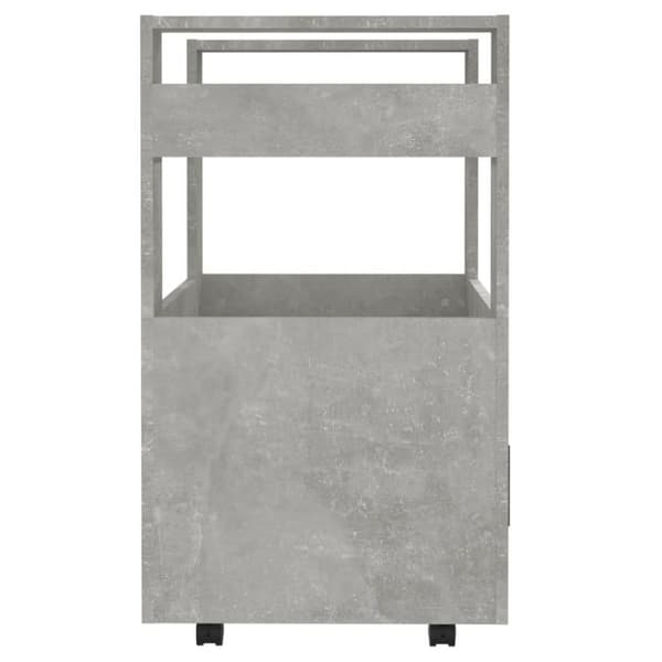 vidaXL køkkenvogn 60x45x80 cm konstrueret træ betongrå