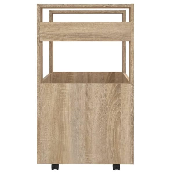 vidaXL Kjøkkentralle sonoma eik 60x45x80 cm konstruert tre