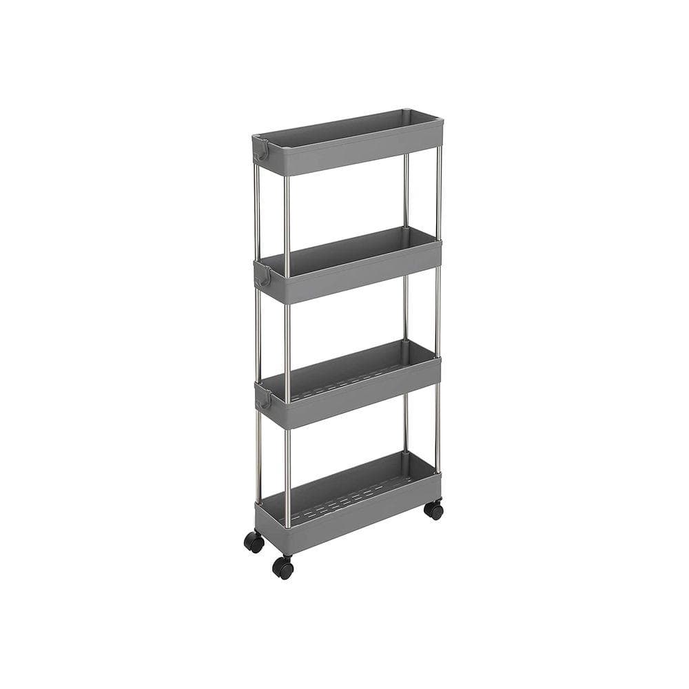 Rootz Kitchen Trolley Rolling Shelving Unit Serving Trolley 4