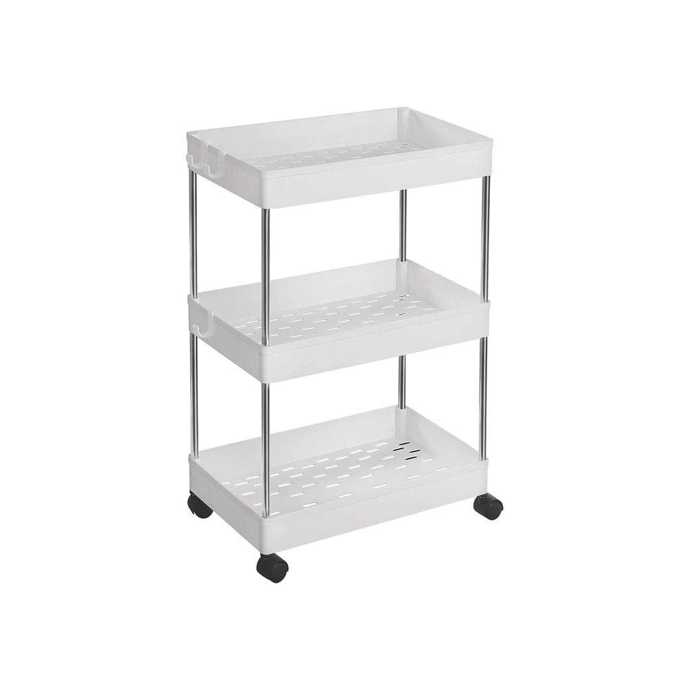 Rootz Kitchen Trolley Rolling Shelving Unit Serving Trolley 3