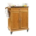 Pikkukuva 1 / 8: Rootz Bamboo keittiökaappi-keittiön säilytystila - Kärrykärry - ruostumaton teräspinta