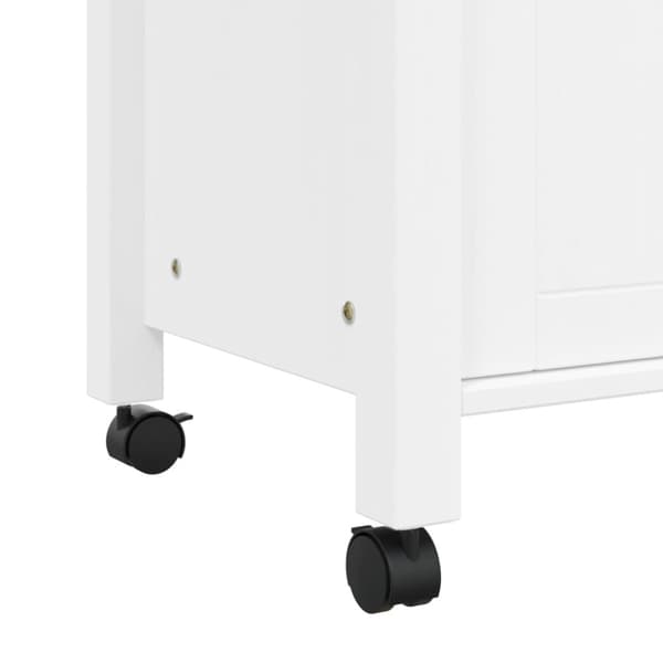 vidaXL køkkenvogn MONZA 84x40x90 cm massivt fyrretræ