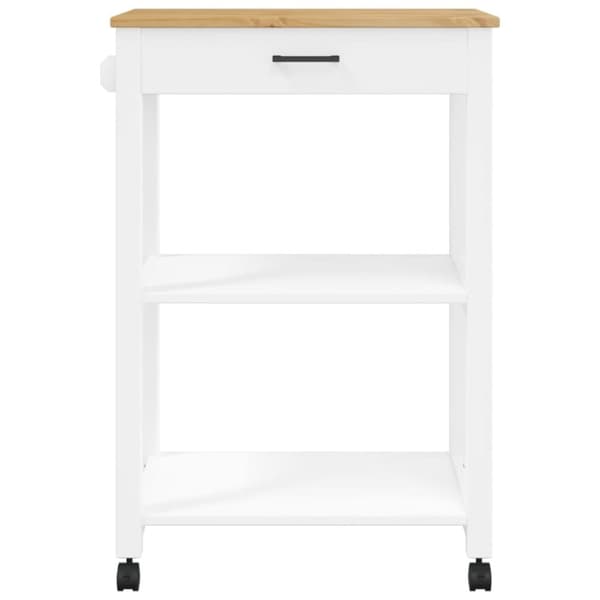 vidaXL Kjøkkenvogn MONZA 60x40x90 cm heltre furu