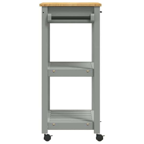 vidaXL Keittiövaunu MONZA 60x40x90 cm täysi mänty
