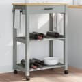 Pikkukuva 9 / 9: vidaXL Keittiövaunu MONZA 60x40x90 cm täysi mänty