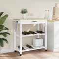 Pikkukuva 2 / 9: vidaXL Keittiövaunu MONZA 84x40x90 cm täysi mänty
