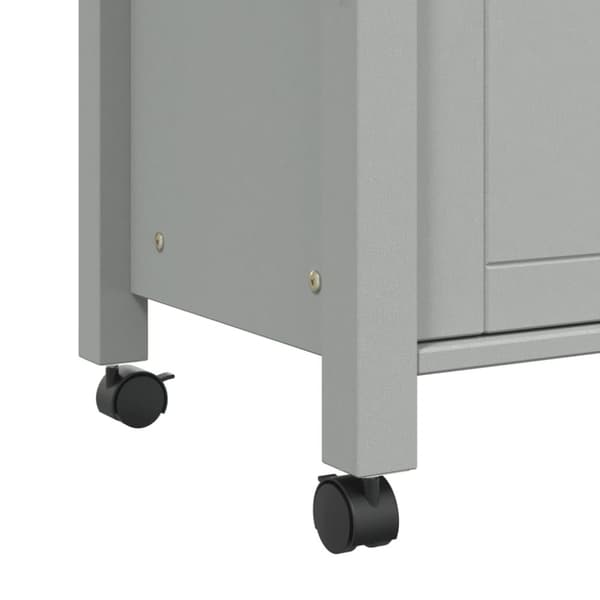 vidaXL Keittiövaunu MONZA 84x40x90 cm täysi mänty