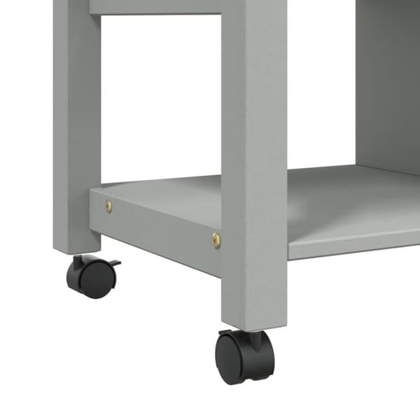 vidaXL Keittiövaunu MONZA 84x40x90 cm täysi mänty