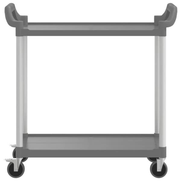 vidaXL 2-tasoinen Vaunu harmaa 99x50x97 cm alumiini