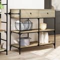 Pikkukuva 2 / 11: vidaXL Keittiövaunu Sonoma-tammi 105x42x95 cm tekninen puu