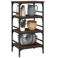 Miniatyrbilde 4 av 11: vidaXL Kjøkkentralle brun eik 45x35x89,5 cm konstruert tre
