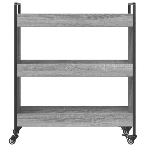 vidaXL Kjøkkentralle grå sonoma 70x30x82 cm konstruert tre