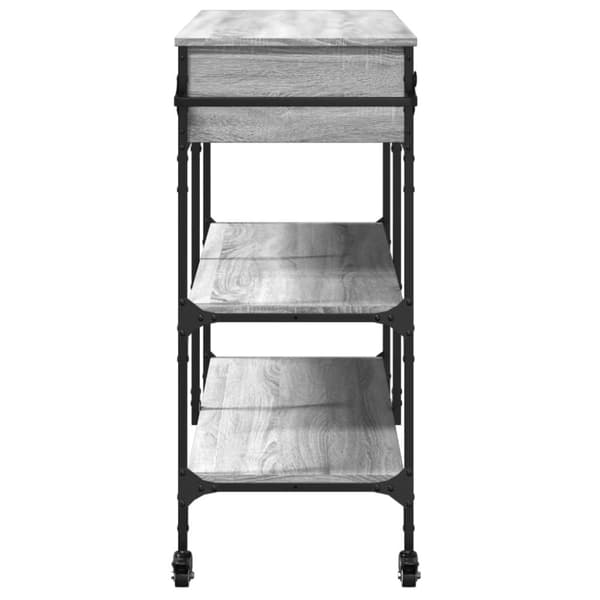 vidaXL Kjøkkentralle grå sonoma 105x42x95 cm konstruert tre