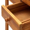 Miniatyrbillede 8 af 11: vidaXL køkkenvogn til haven 92x43,5x41,5 cm massivt akacietræ -  Køkken- og middagsvogne