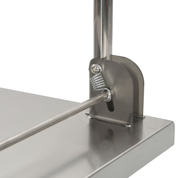 vidaXL Rullvagn 82x53x86 cm rostfritt stål silver - Rullbord för kök