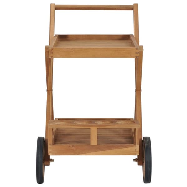 The Living Store Serveringsvagn massiv teak -  Rullbord för kök