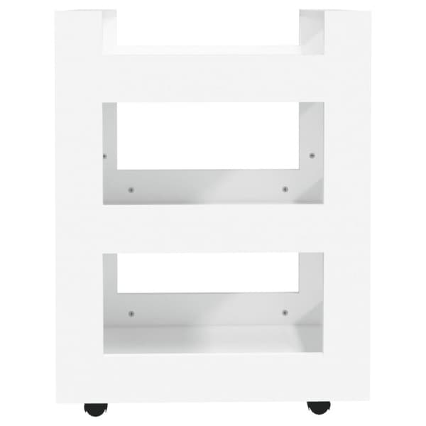 Køkken- og middagsvogne - Living køkkenvogn 60x45x80 cm konstrueret træ hvid