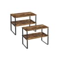 Miniatyrbild 1 av 7: Rootz 4-vånings tårtställ - Cupcakeställ - Metallträmaterial - Vintagebrun - Bläcksvart - Enkel montering - Robust design - Utrymmesbesparande - 19,5