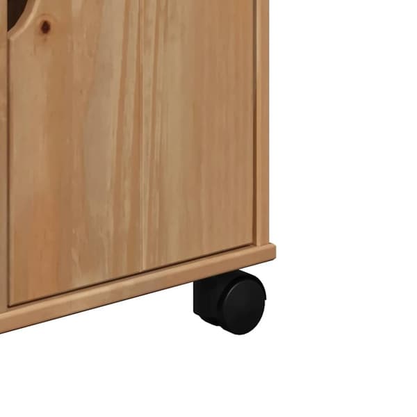 vidaXL Keittiövaunu OTTA 59x45x80 cm täysi mänty